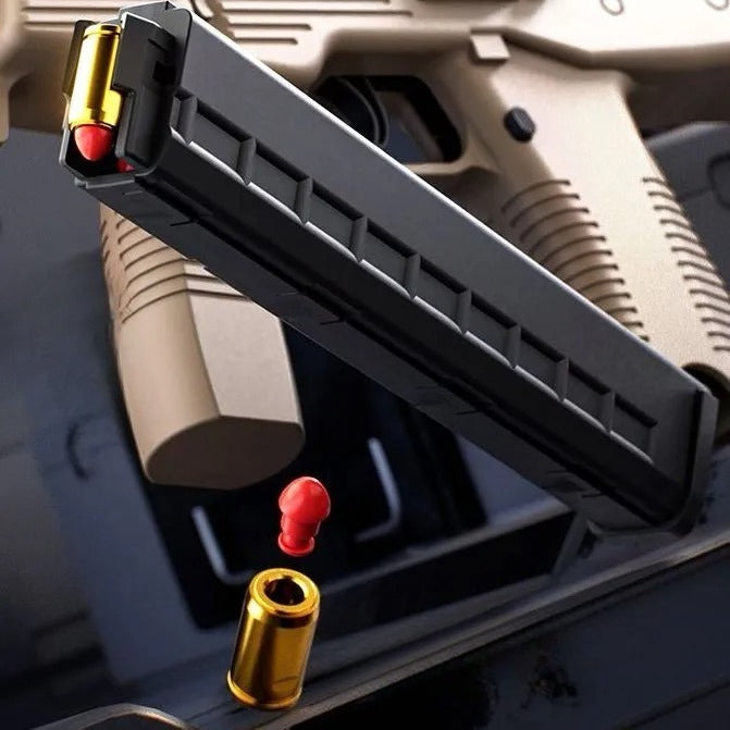 MP9 Manual Backflush Shell Ejection Toy Submachine Gun