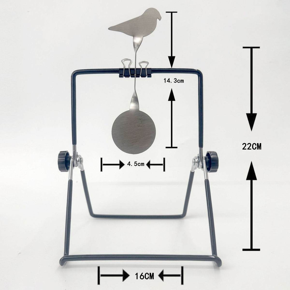 360° Automatic Resetting Metal Rotating Shooting Target