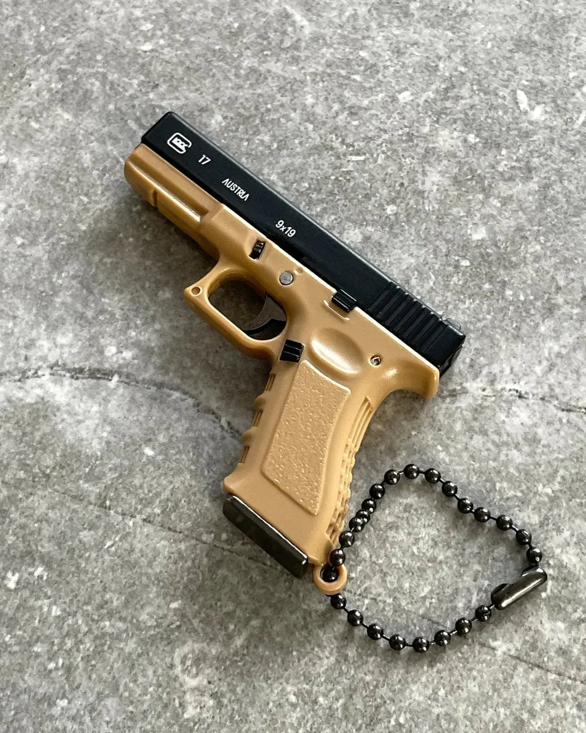 Tactical G17-Style Keychain