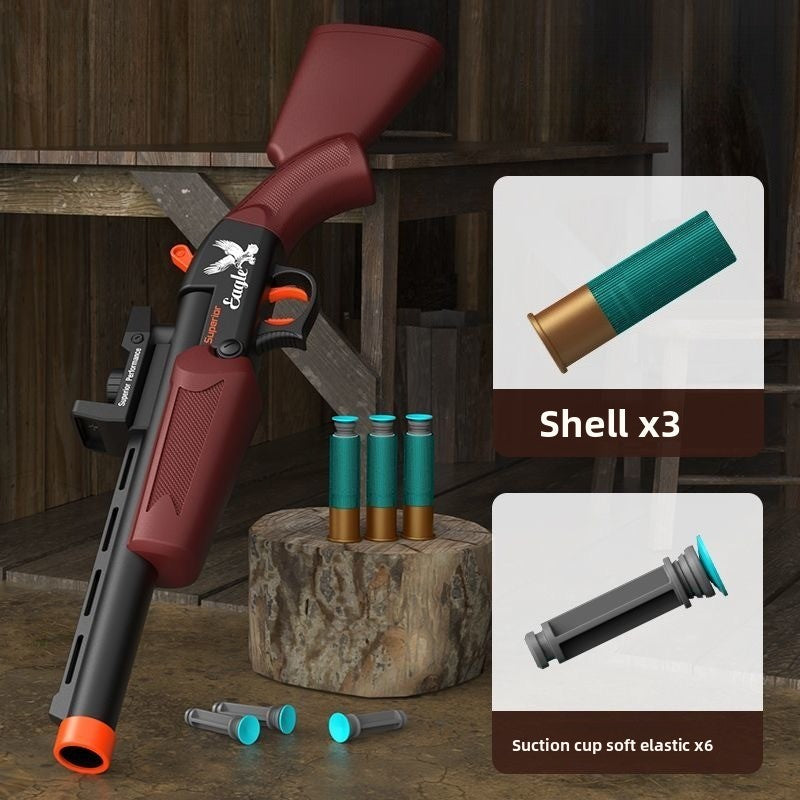 STG Folding Shell Ejecton Soft Bullet Gun-Shotgun