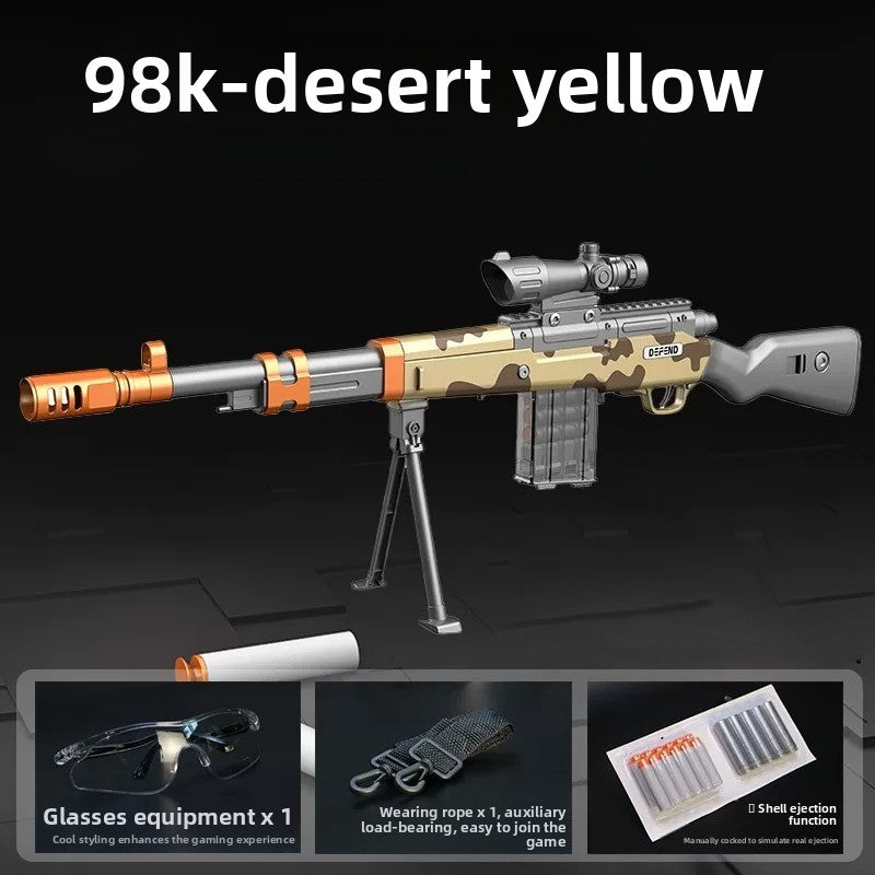 98K Manual Shell Ejection Foam Dart Blaster