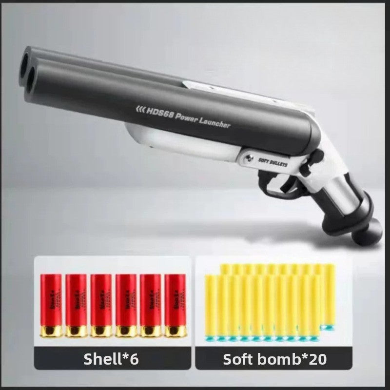 HD S686 Double-Barrel Shell Ejection Soft Bullet Gun
