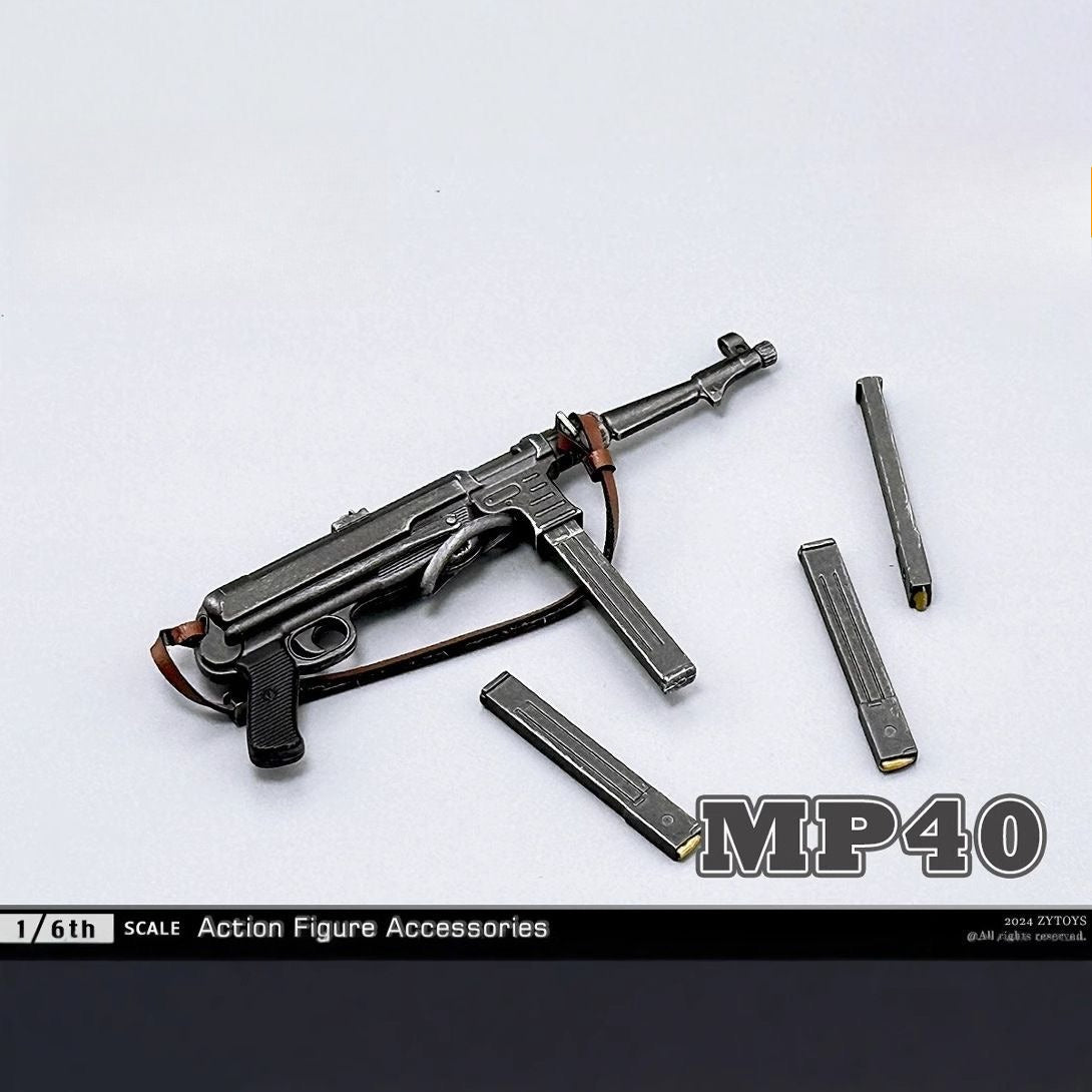 1:6 World War II MP40 Submachine Gun Toy Model