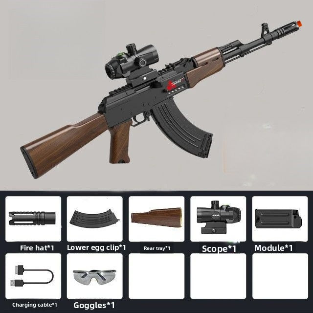 Handi AK47 Electric Continuous Fire Gel Blaster Toy Gun