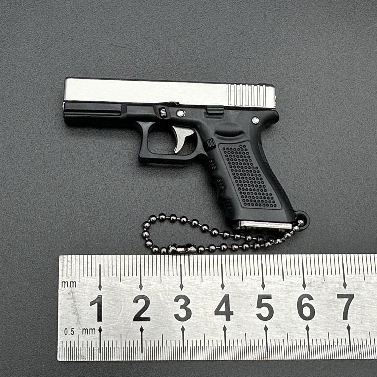 1:3.5 Mini G***K Metal Model Keychain