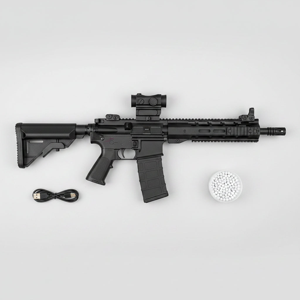 Carbon Fiber 416D-Style Gel Blaster With SMR Handguard (V2)