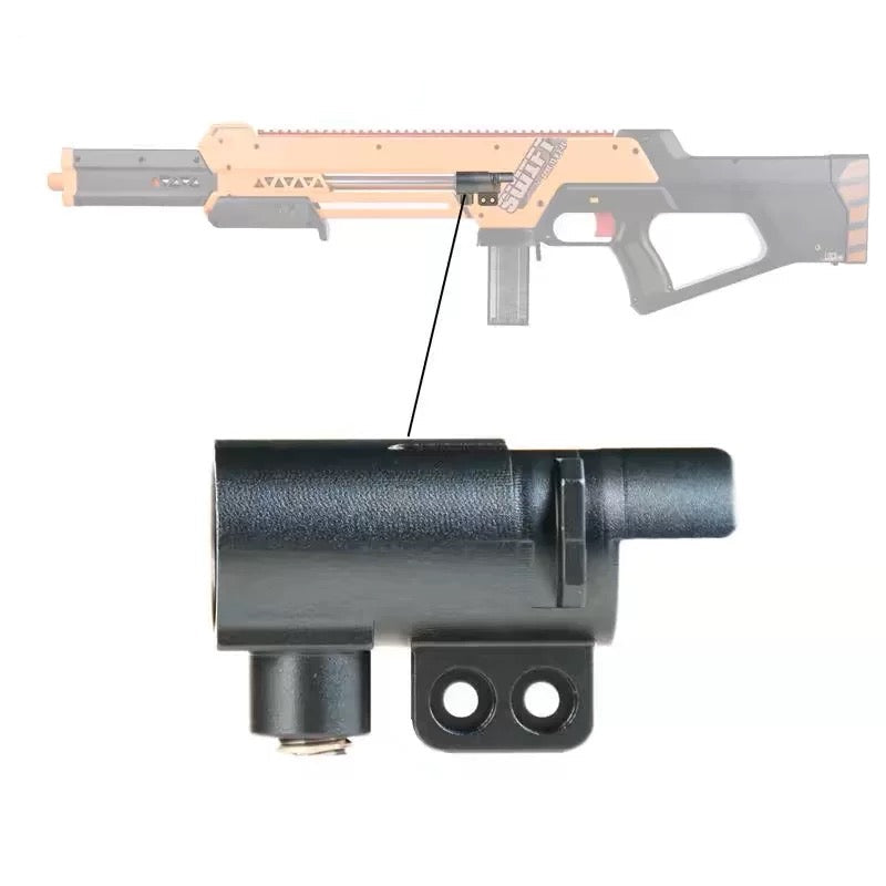 Worker Swift Hand-Pulled Foam Dart Blaster