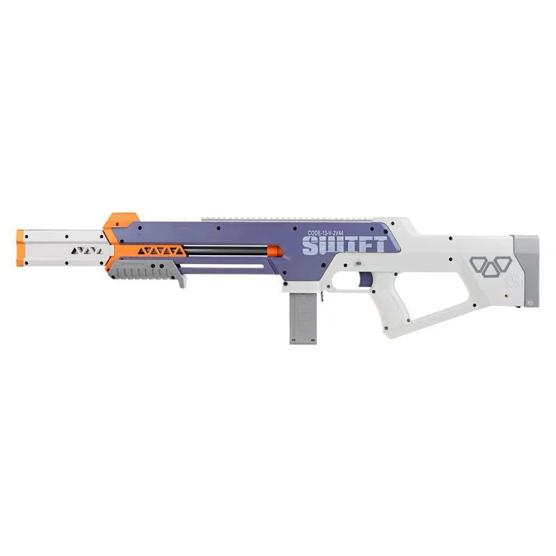 Worker Swift Hand-Pulled Foam Dart Blaster