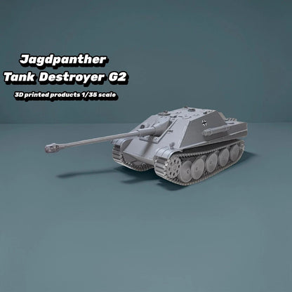 1:35 3D Printed Heavy Tank Model Of The German Jagdpanther/Tiger Ii