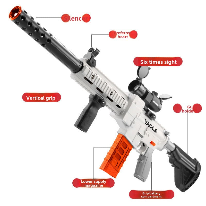 M416 Electric Continuous Firing Soft Bullet Toy Gun Dart Blaster