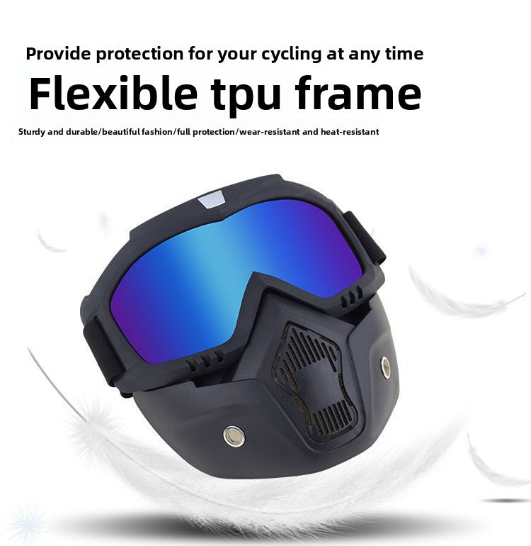 Harley Retro Tactical Mask Outdoor Windproof Goggles