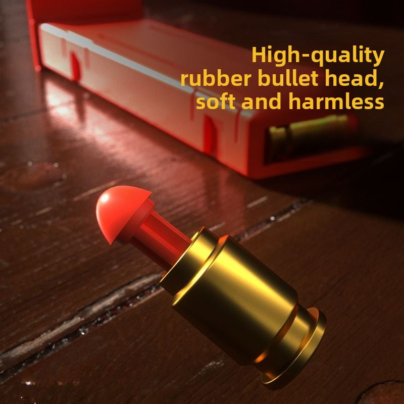 3D Printed Mini Shell Ejection Soft Bullet Gun - Children's Toy Gun