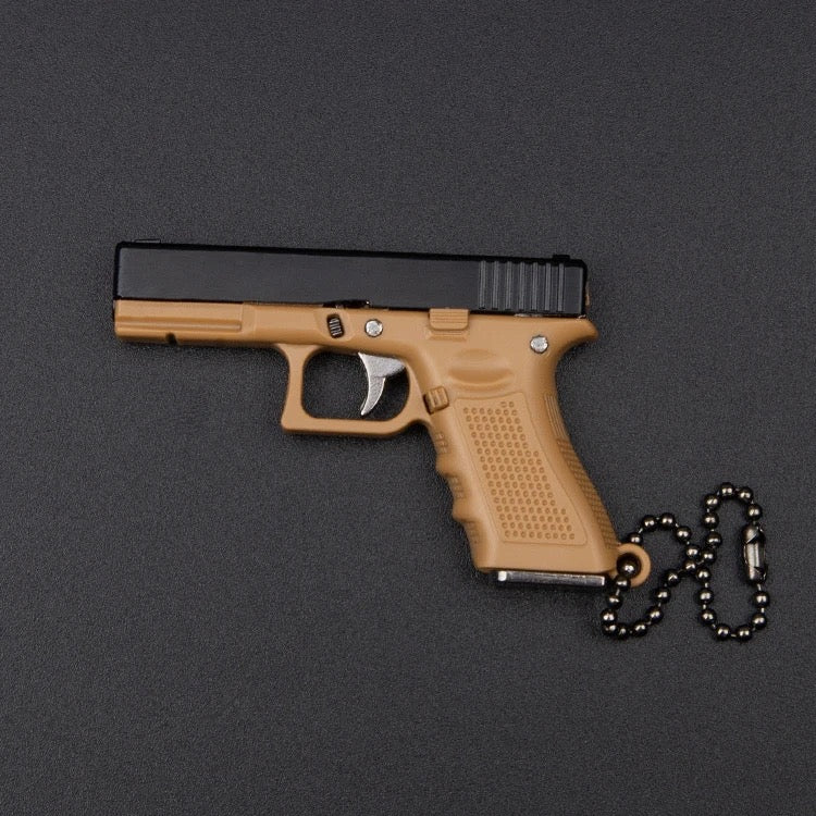 1:3.5 Mini G***K Metal Model Keychain
