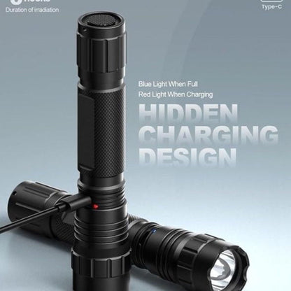1500 Lumen High-Intensity Metal Tactical Flashlight