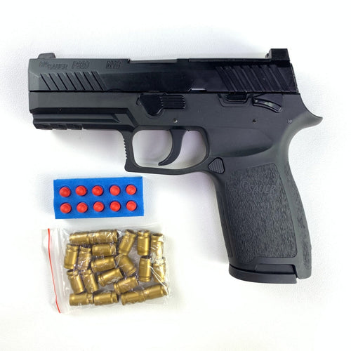 YH P320-M18 Manual Metal Shell Ejected Dart Blaster
