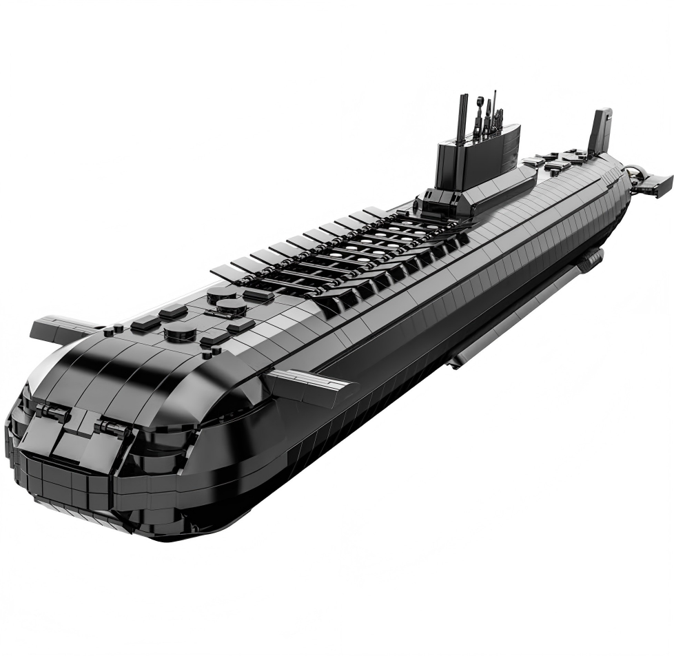Penrose 941 Typhoon-Class Nuclear Missile Submarine Building Block Model Set