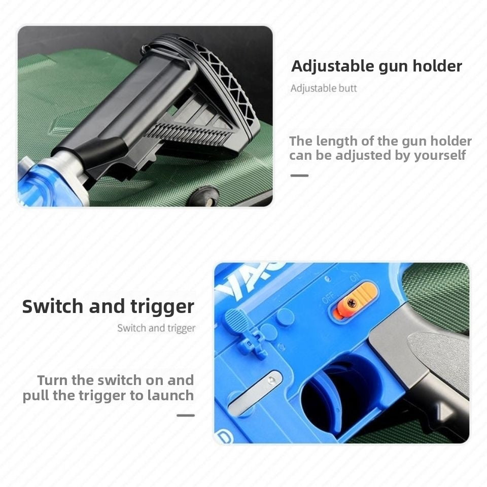 M416 Electric Continuous Firing Soft Bullet Toy Gun Dart Blaster