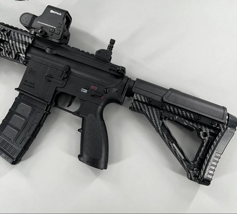 Carbon Fiber 416D-Style Gel Blaster With SMR Handguard (V2)