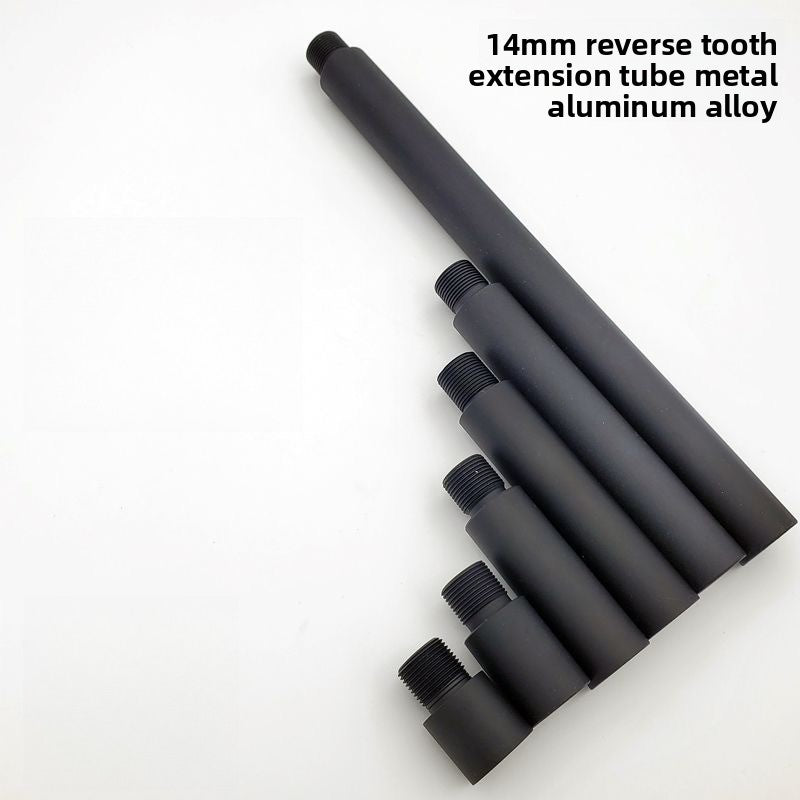 14mm CCW Threaded Metal Extension Straight Tube Universal Sleeve
