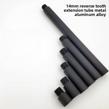 14mm CCW Threaded Metal Extension Straight Tube Universal Sleeve