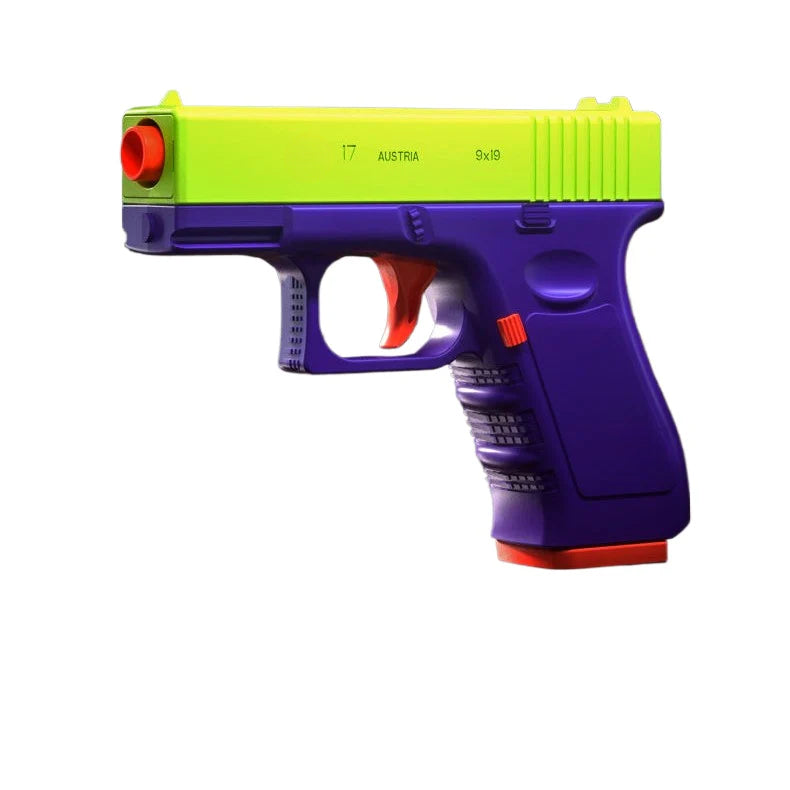3D Printed Mini Shell Ejection Soft Bullet Gun - Children's Toy Gun