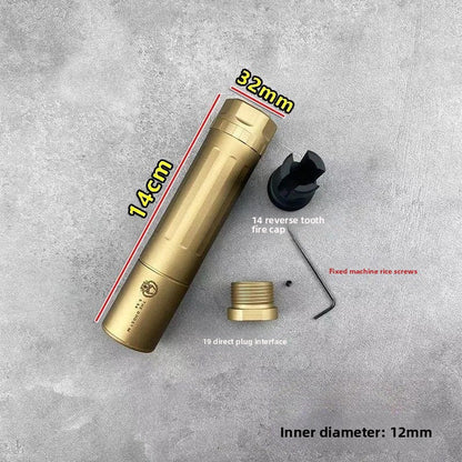 14mm CCW High Quality Quick Release Flash Hider Metal Silencer