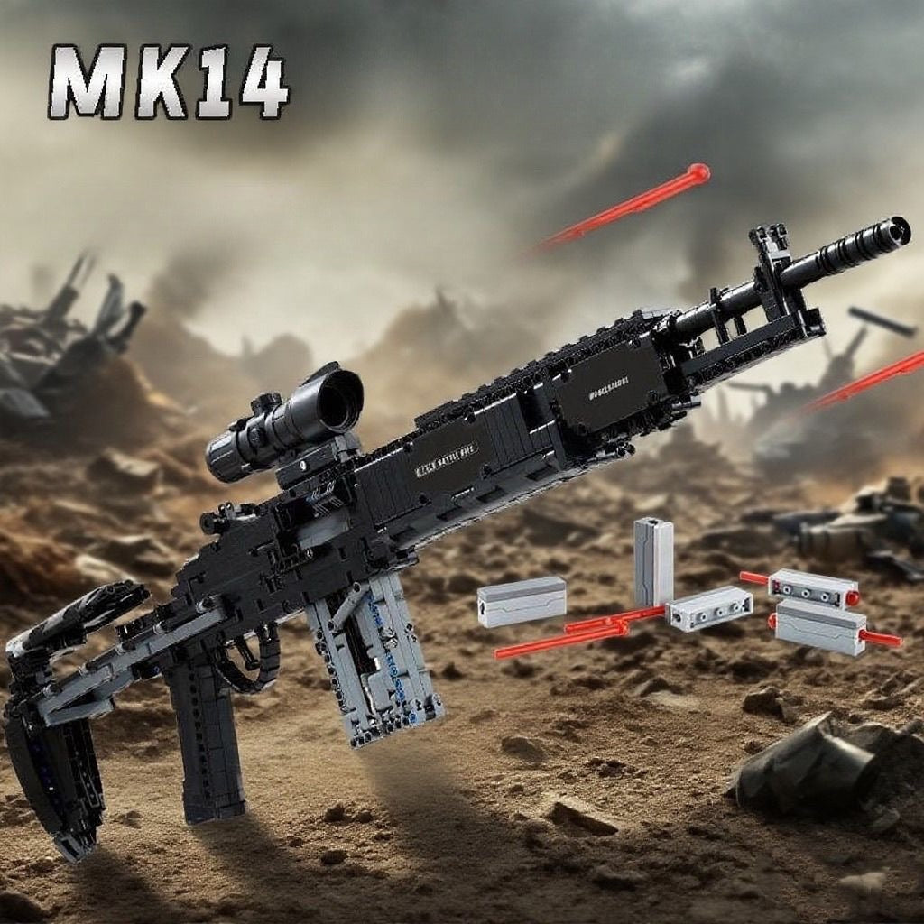 MK14 Building Block Toy Gun Model