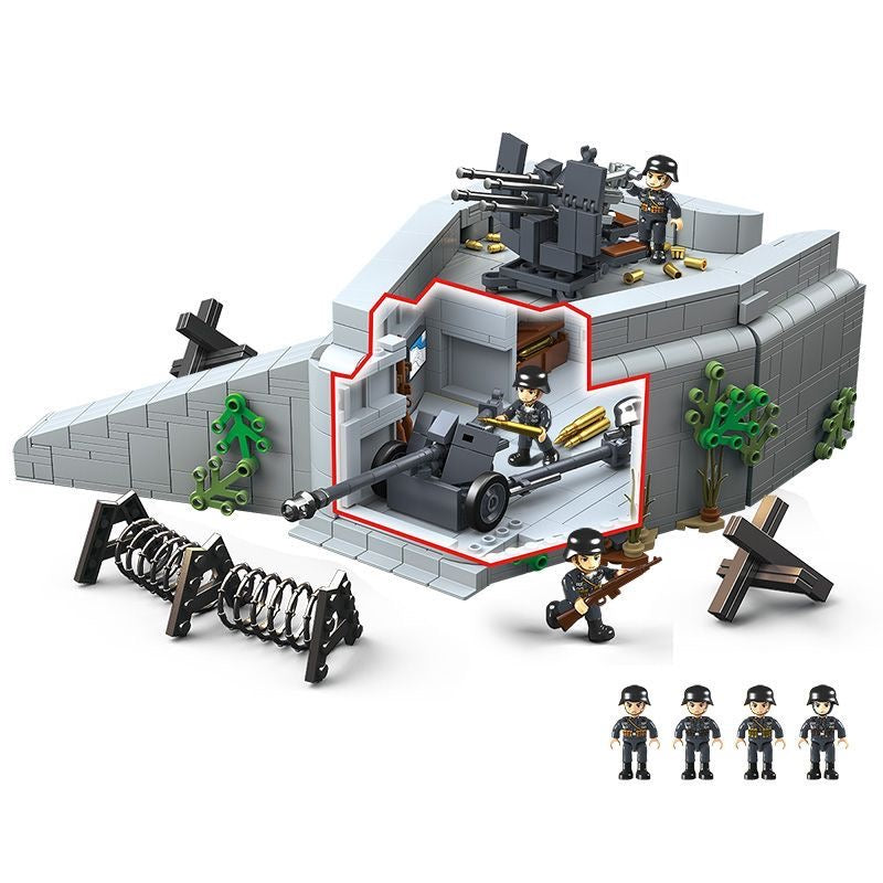 WWII German Atlantic Wall Building Block Set