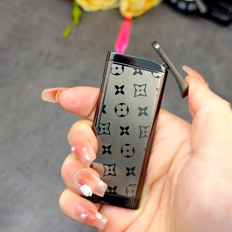 Metal Windproof Refillable Slim Lighter