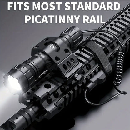 1500 Lumen High-Intensity Metal Tactical Flashlight