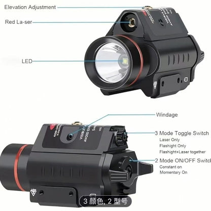 1000/1200 Lumen Under-Hang Metal Laser Flashlight