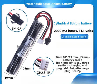 11.1V Toy Gun Lithium Battery Universal Battery