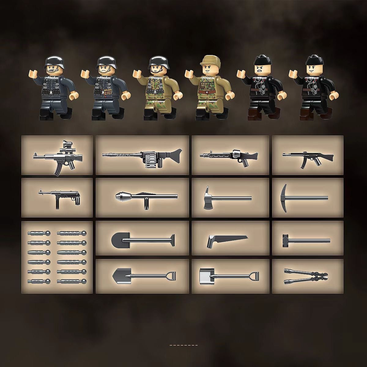 WWII German SturmTiger Tank Building Blocks