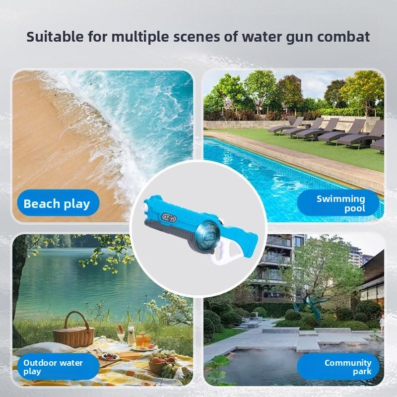 AT-01 Electric Continuous Automatic Water Suction High Pressure Powerful Water Gun