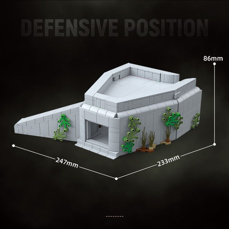 WWII German Atlantic Wall Building Block Set