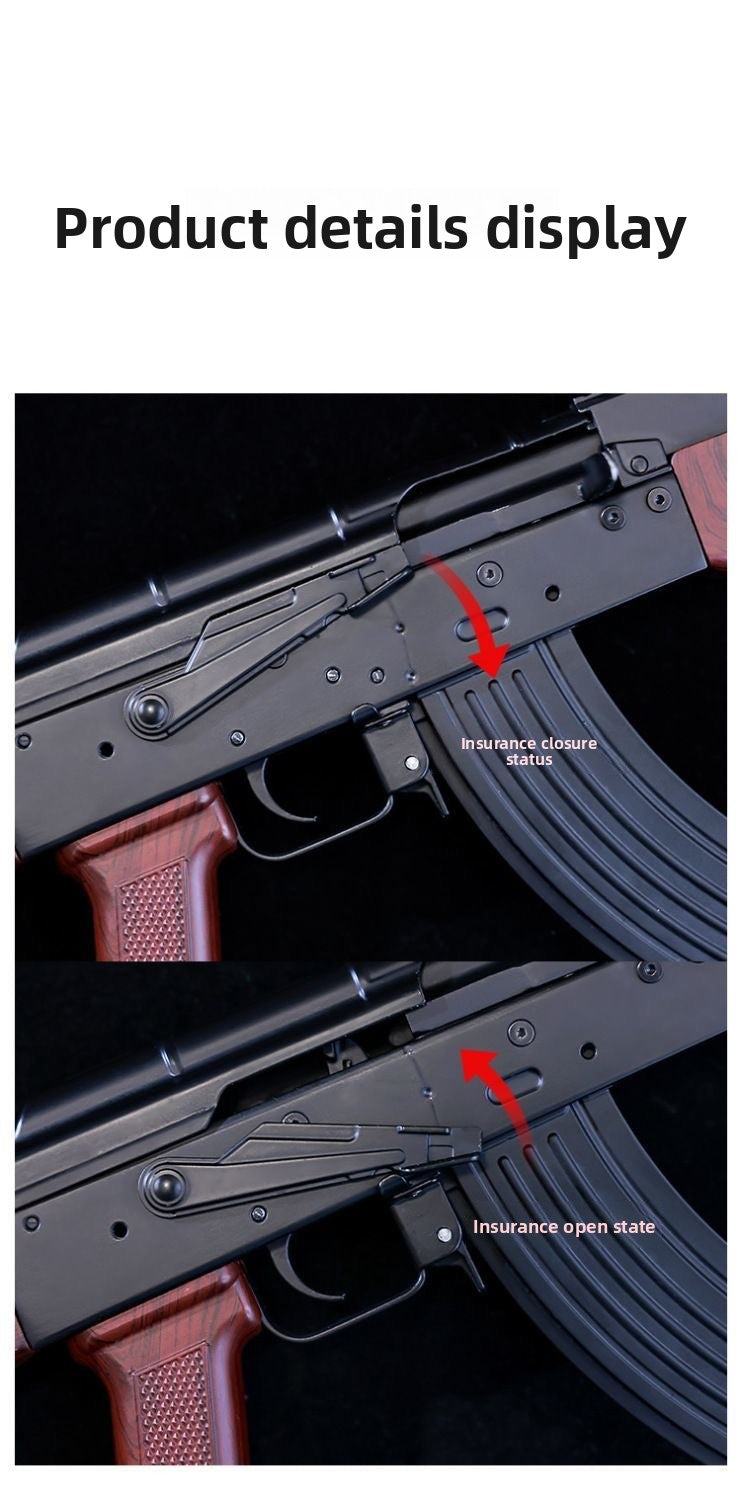 1:2.05 Metal Ak47 shell Ejection Detachable Model