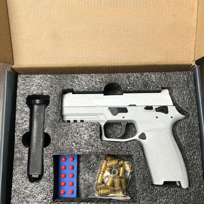 YH P320-M18 Manual Metal Shell Ejected Dart Blaster