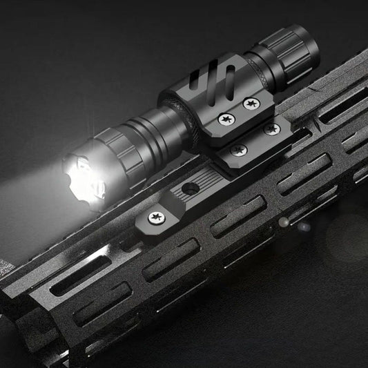 1500 Lumen High-Intensity Metal Tactical Flashlight