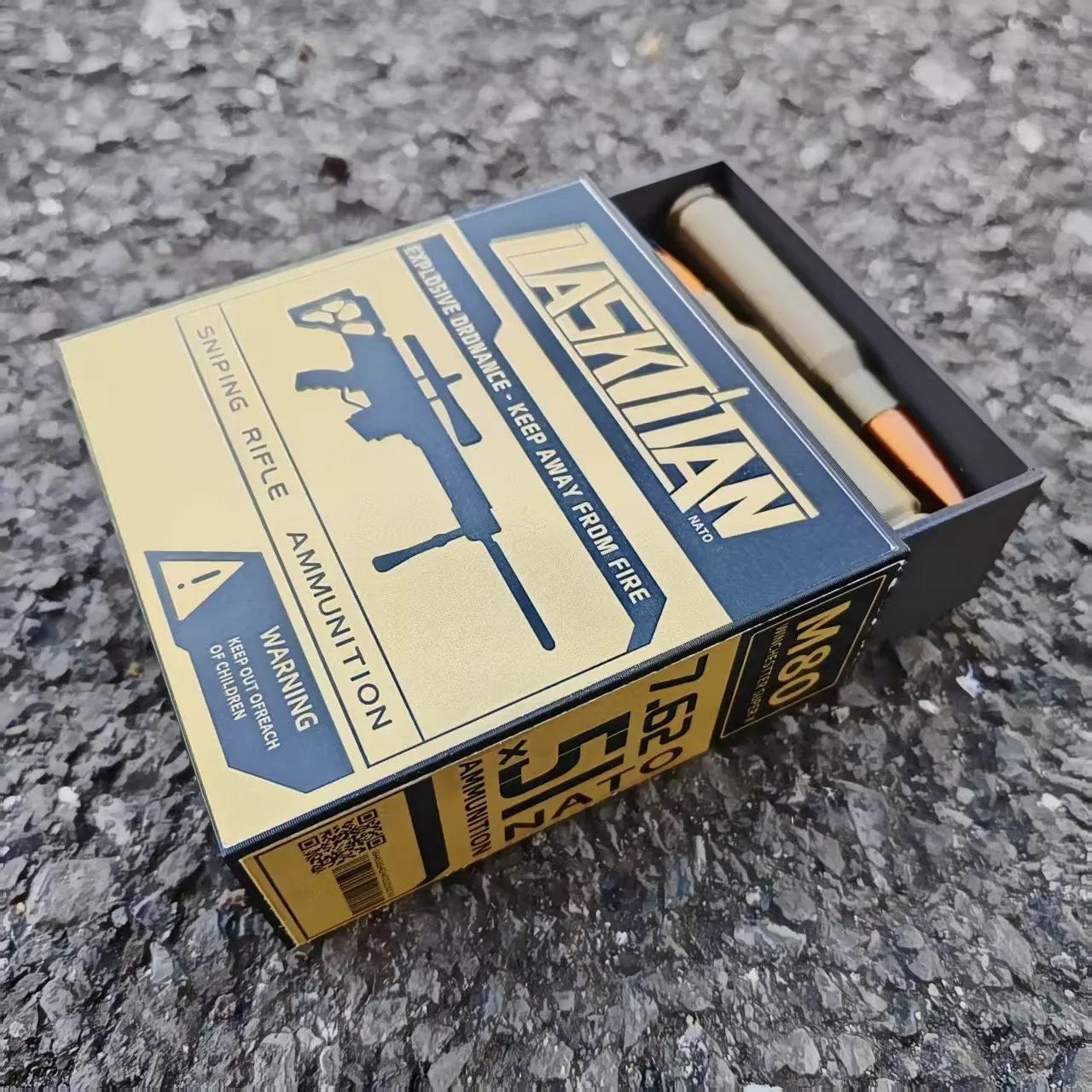 3D Printed 762mm Bullet Model Ornament