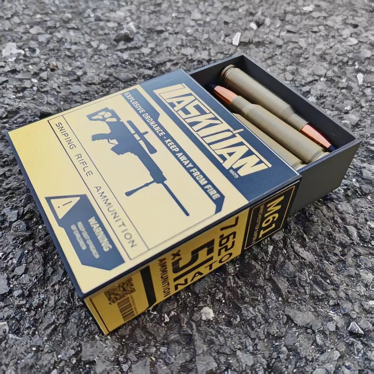 3D Printed 762mm Bullet Model Ornament