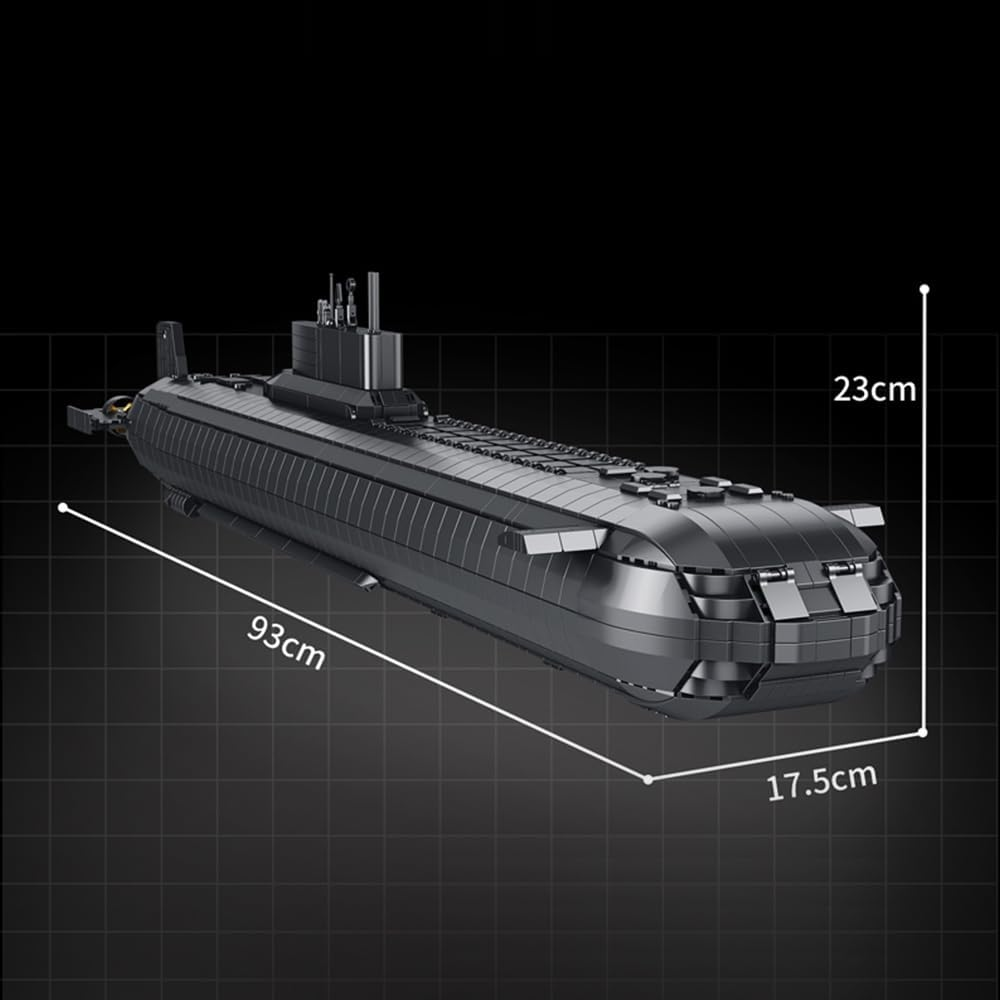 Penrose 941 Typhoon-Class Nuclear Missile Submarine Building Block Model Set