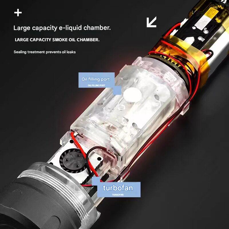 New Metal Rainbow Smoke Tracer Silencer