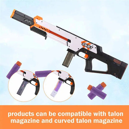 Worker Swift Hand-Pulled Foam Dart Blaster