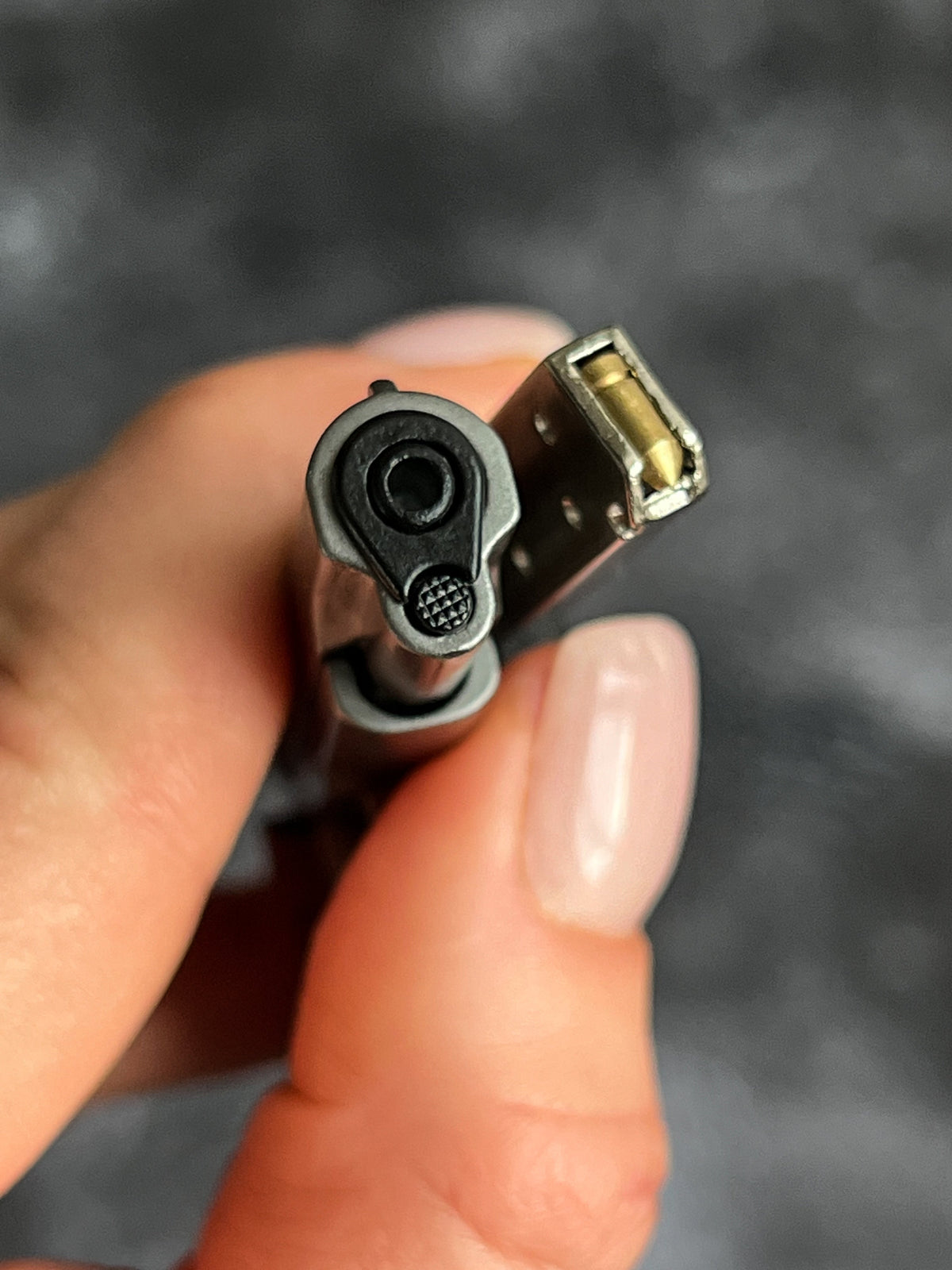 1911 Wooden Grip Tactical Keychain