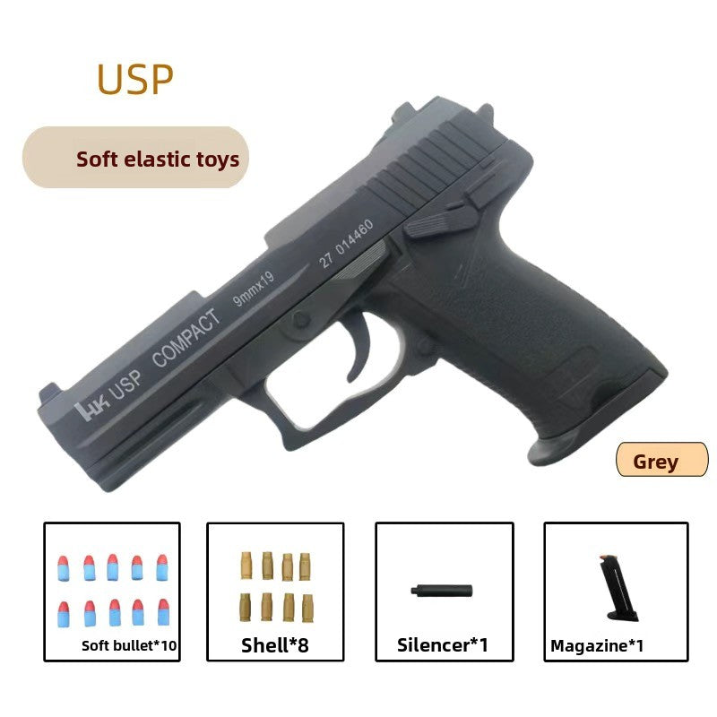 USP Manual Shell Ejection Soft Bullet Gun Pistol