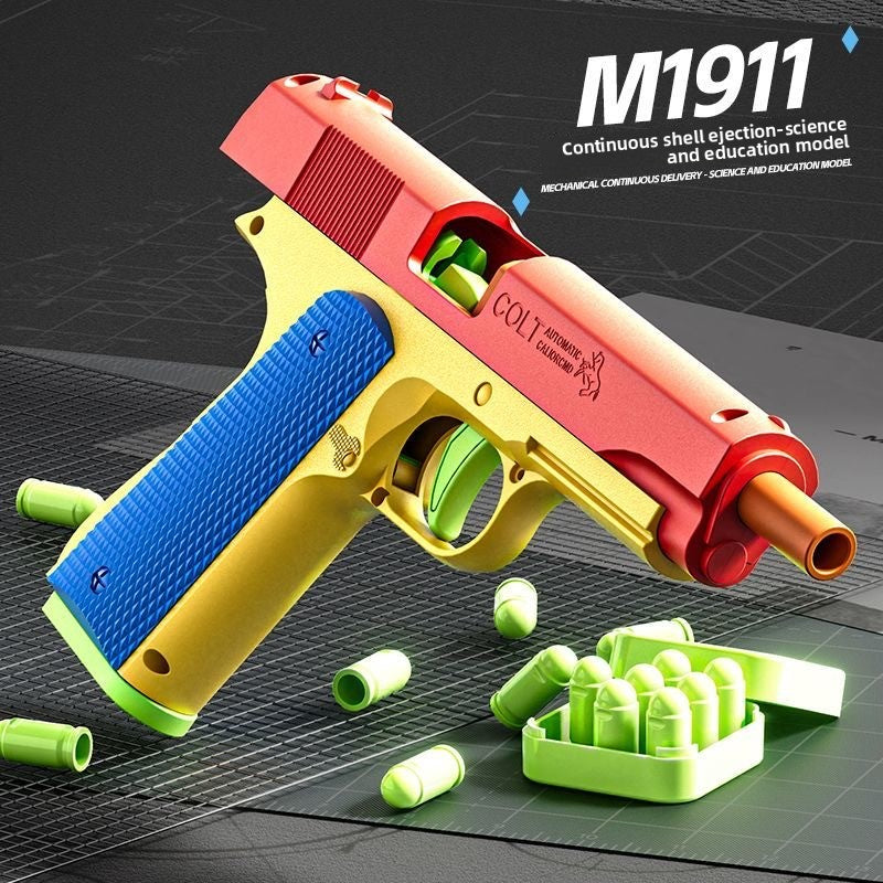 M1911 Manual Shell Ejection Pistol - Toy Gun Gift