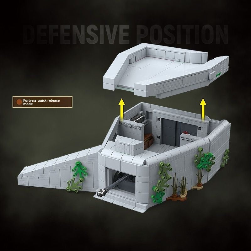 WWII German Atlantic Wall Building Block Set