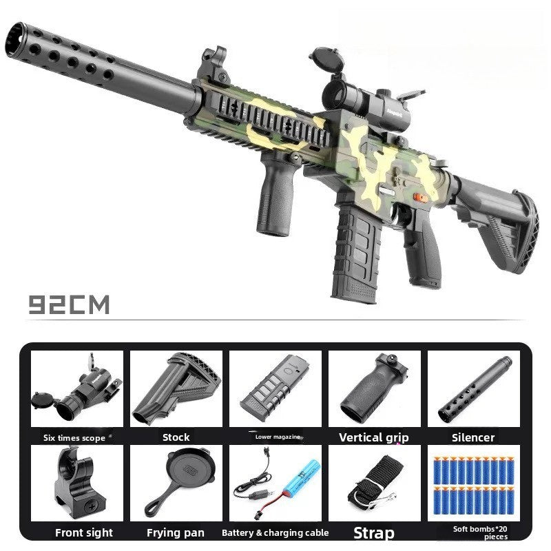 M416 Electric Continuous Firing Soft Bullet Toy Gun Dart Blaster