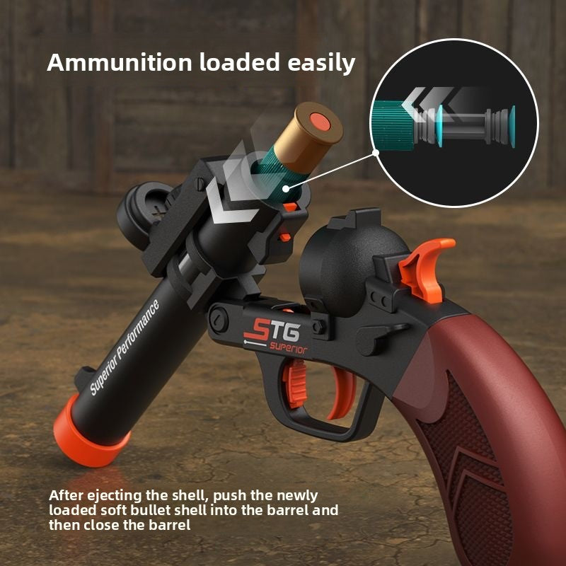 STG Folding Shell Ejecton Soft Bullet Gun-Shotgun