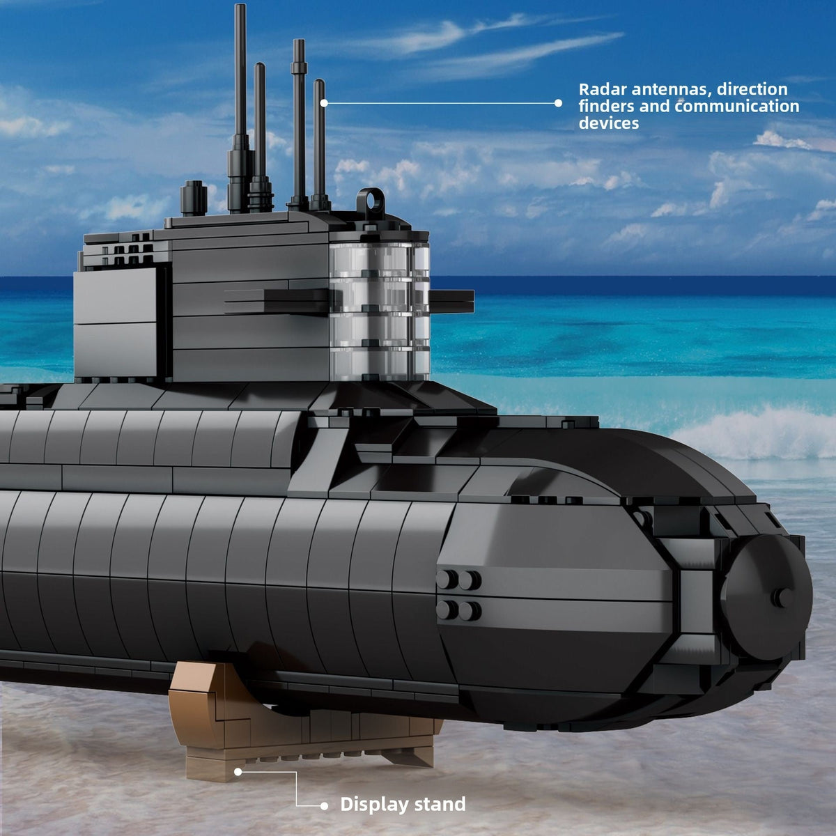 094 Type Strategic Nuclear Submarine Building Block Toy